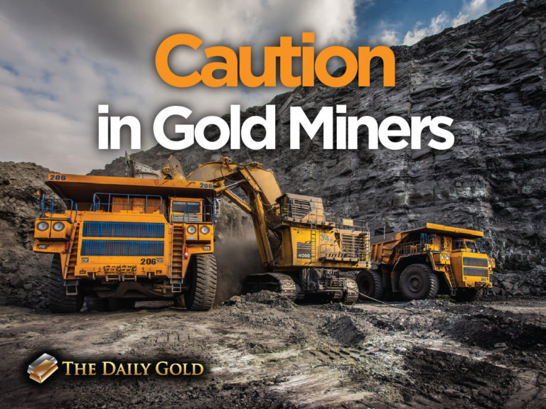 Time for Caution in Gold Miners
