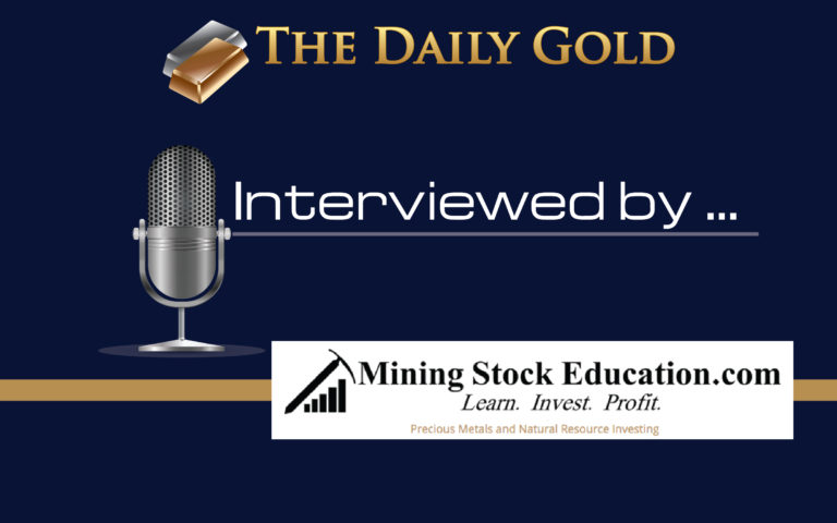 Interview with Mining Stock Education: Role of Technical Analysis