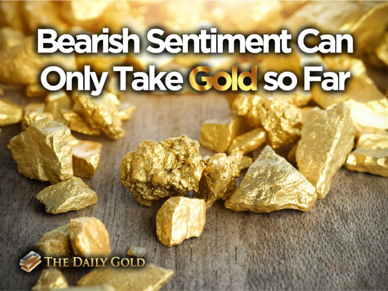 Bearish Sentiment Can Only Take Gold so Far