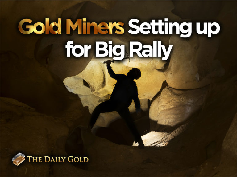 Gold Miners Setting Up for Big Rally