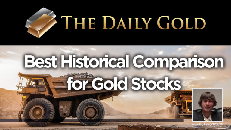 Video: Best Historical Comparison for the Gold Stocks
