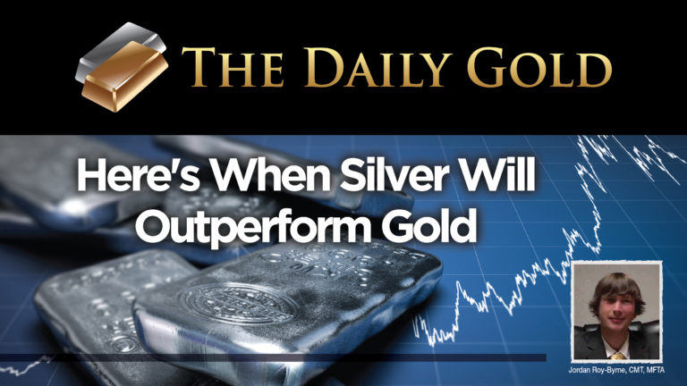 Video: Here’s When Silver will Outperform Gold