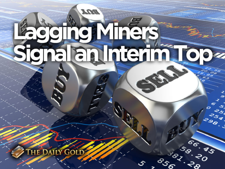 Lagging Gold Miners Signal Interim Top