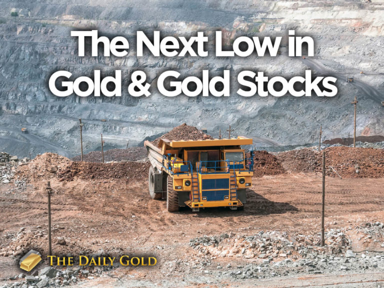 The Next Low in Gold Stocks