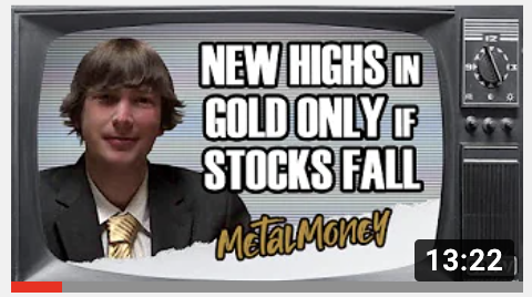 Interview: No New Highs in Gold Until the Stock Market Sees a Major Correction
