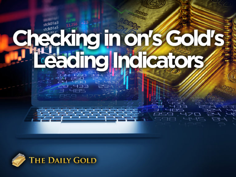 Checking in on Gold’s Leading Indicators