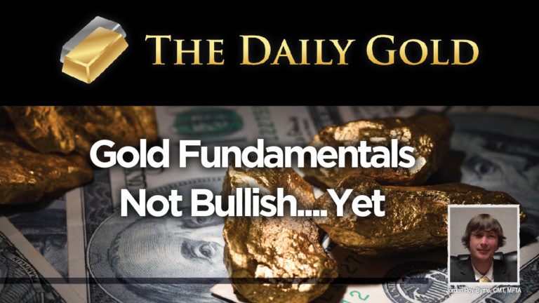 Video: Gold Fundamentals Not Bullish Right Now