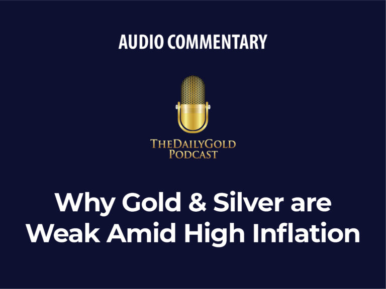 Why Gold & Silver are Weak Amid High Inflation