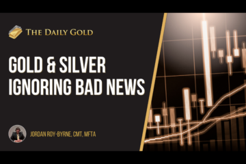 Video: Gold & Silver are Ignoring Bad News