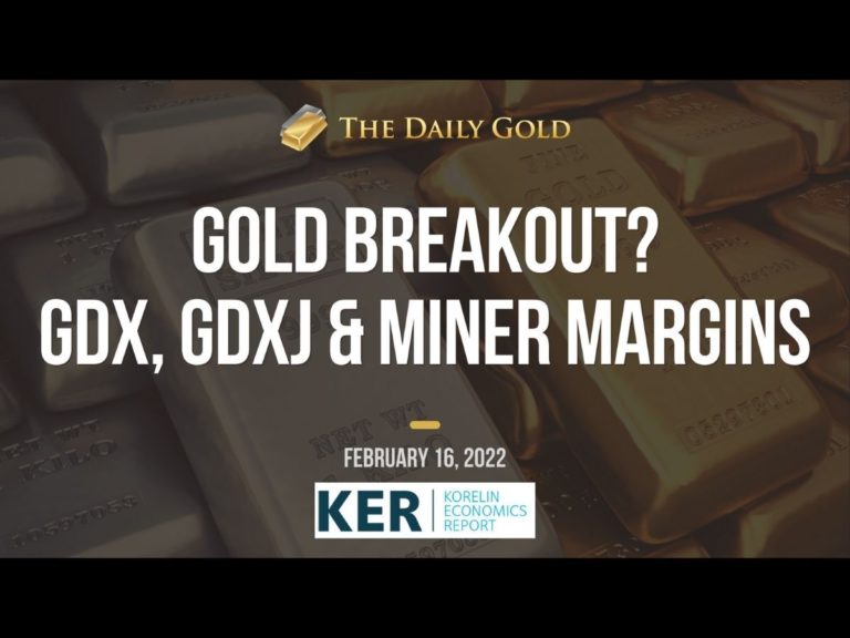 Interview: Gold Breakout? GDX, GDXJ & Miner Margins