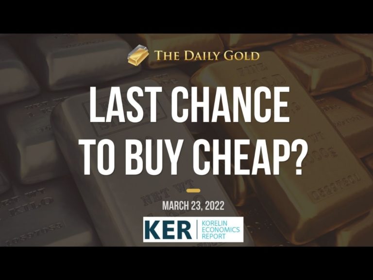 Interview: Interview: Last Chance to Buy Cheap?