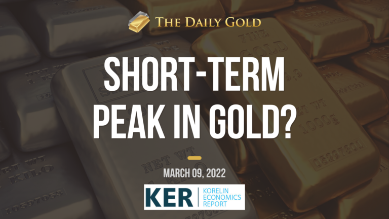 Interview: Short-term Peak in Gold?