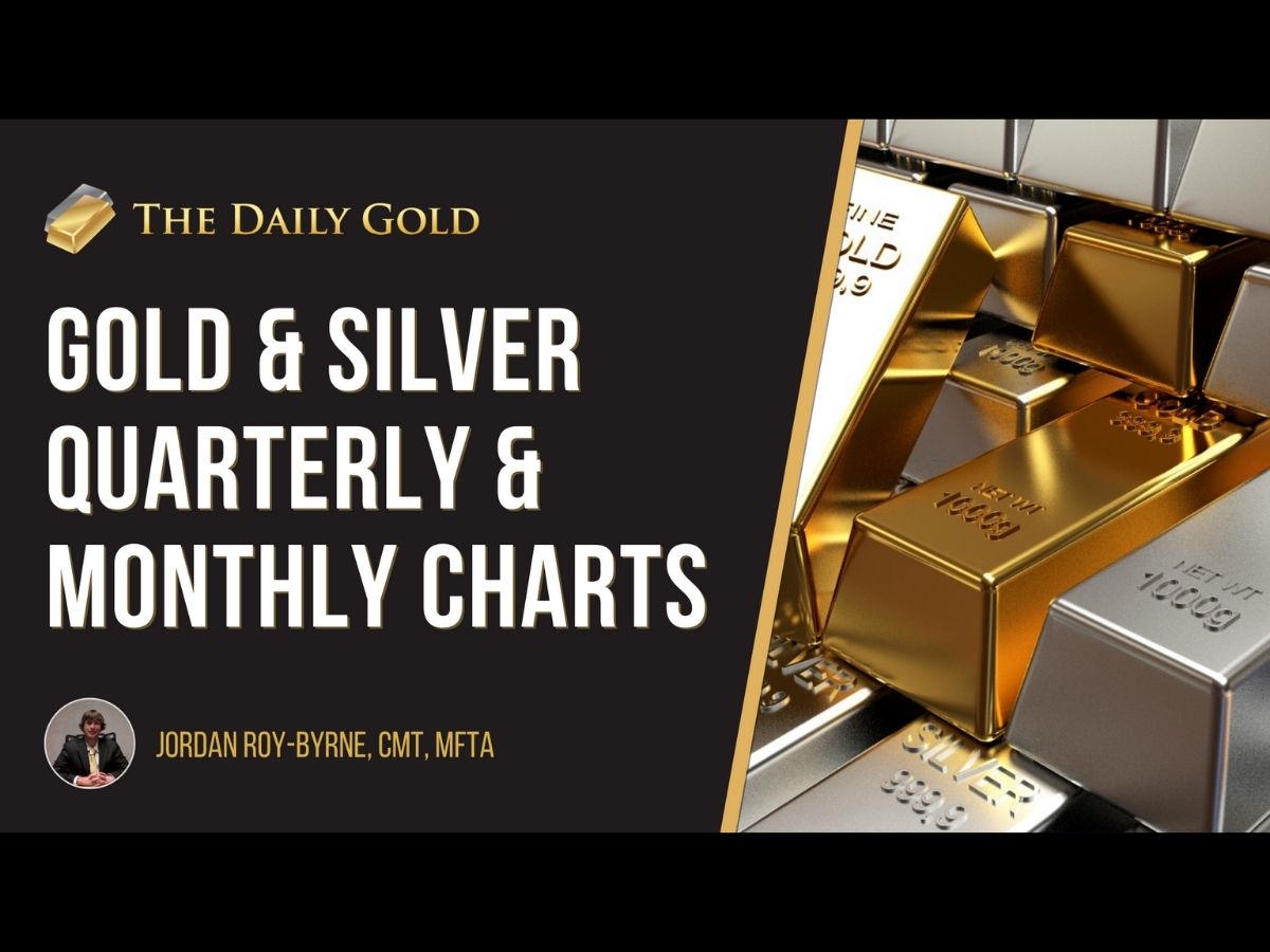 Video: Gold & Silver Quarterly & Monthly Charts – The Daily Gold