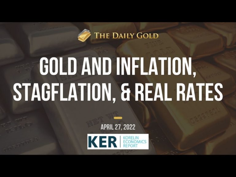 Interview: Gold & Inflation, Stagflation & Real Rates