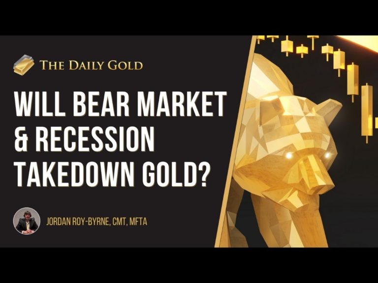 Video: Will a Recession & Bear Market Takedown Gold?