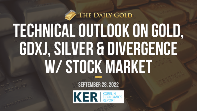Interview: Technical Outlook on Gold, Silver, GDX & Stock Market Divergence