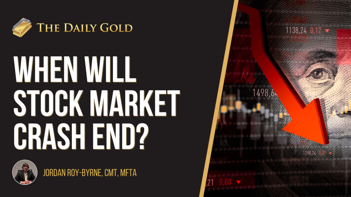 Video When Will Stock Market Crash End? The Daily Gold