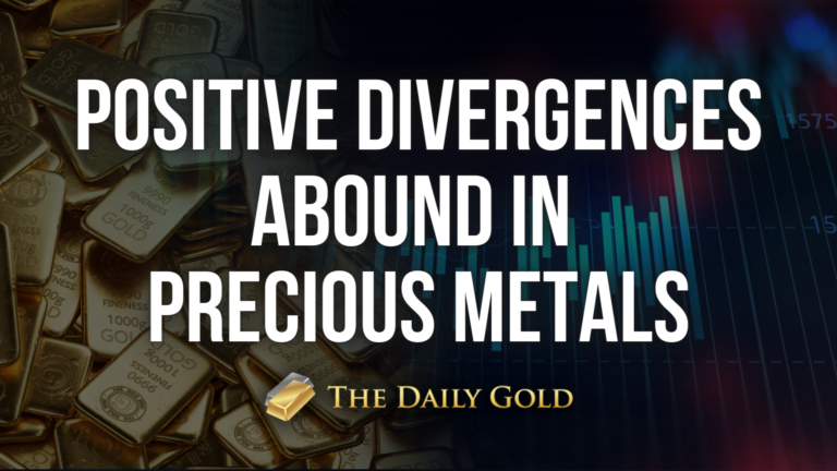 Positive Divergences Abound in Precious Metals