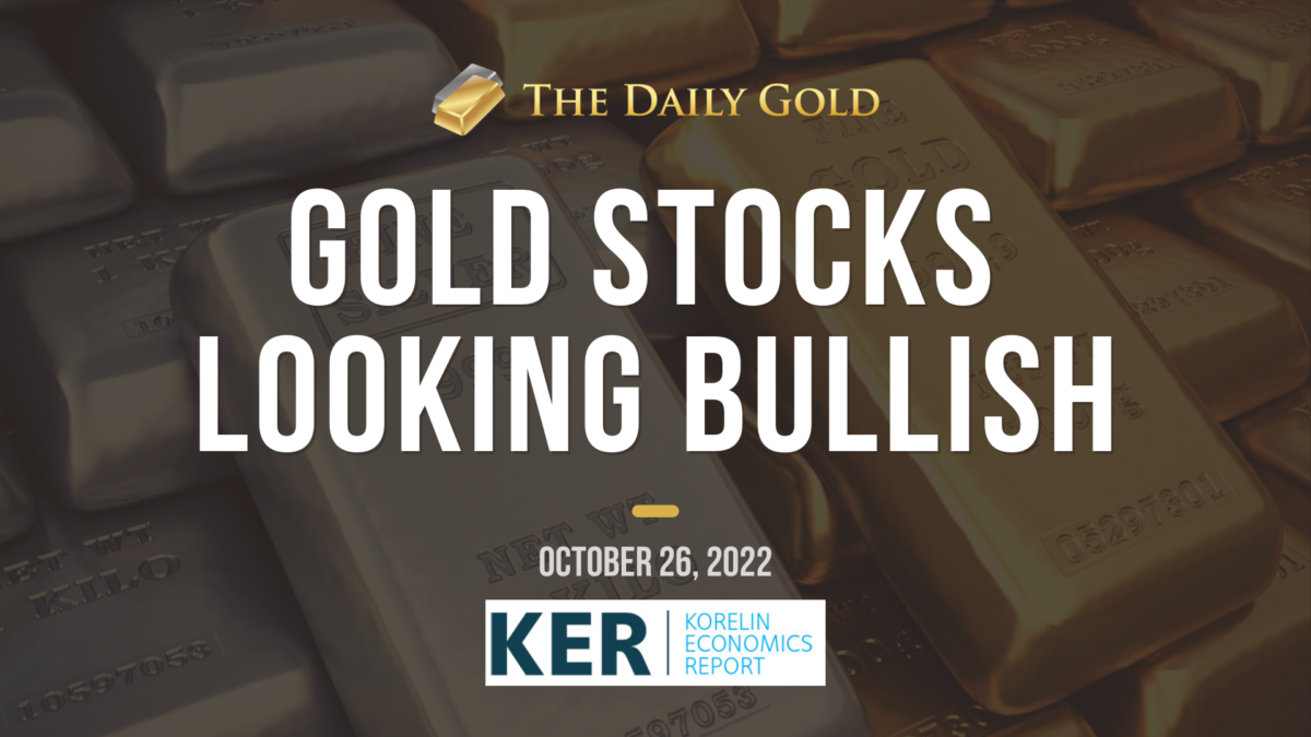 Interview: Gold Stocks Looking Bullish – The Daily Gold