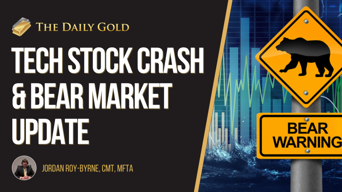 Video Tech Stock Crash & Stock Market Outlook for 2023 The Daily Gold