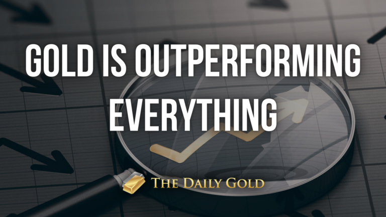 Gold is Outperforming Everything