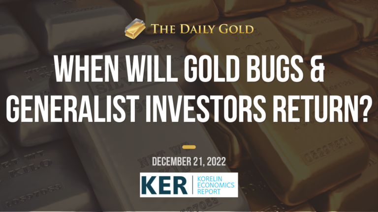 Interview: When Will Gold Bugs & Generalist Investors Return?