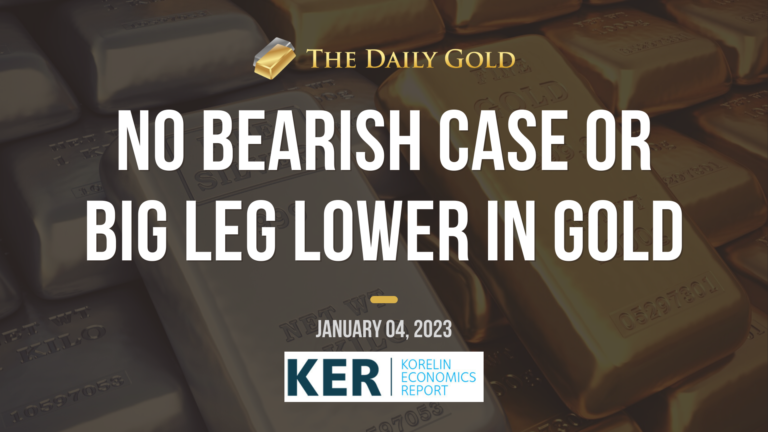 Interview: No Bearish Case or Big Leg Lower in Gold