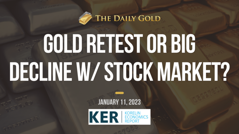 Interview: Gold Retest, Big Decline w/ Stock Market?