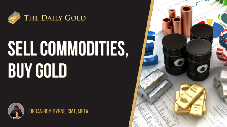 Video: Sell Commodities, Buy Gold