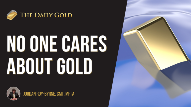 Video: No One Cares about Gold