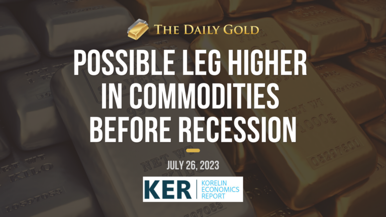 Interview: Possible Leg Higher in Commodities Before Recession