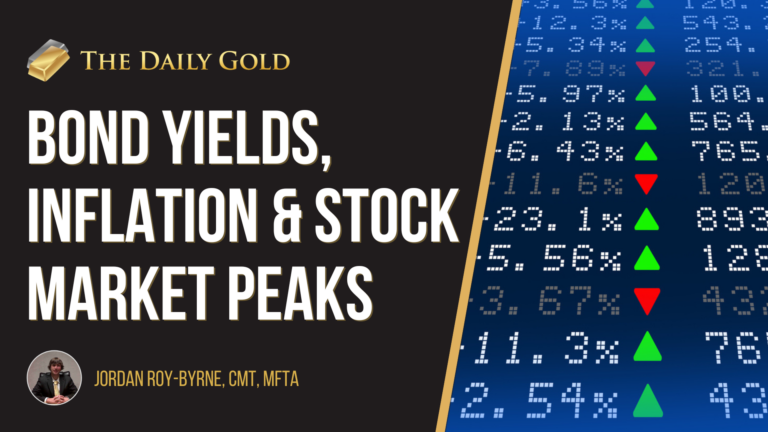 Video: Bond Yields, Inflation & Stock Market Peaks