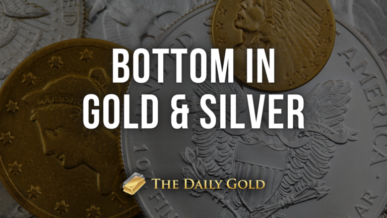 Gold and Silver Bottom