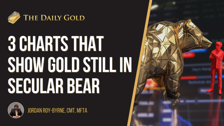 Video: 3 Charts That Show Gold Still in Secular Bear