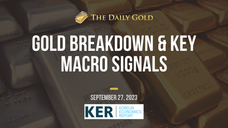Interview: Gold Breakdown & Key Market Signals