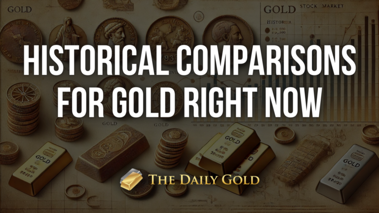 Historical Comparisons for Gold Right Now