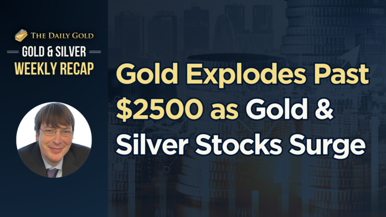 Gold Explodes Past $2500 & Gold & Silver Stocks Surge