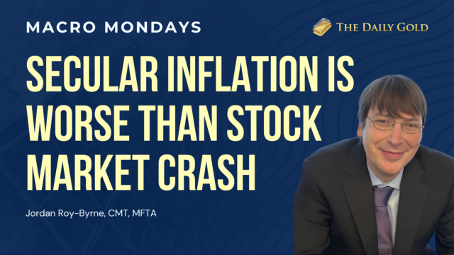 Secular Inflation is an Invisible Stock Market Crash