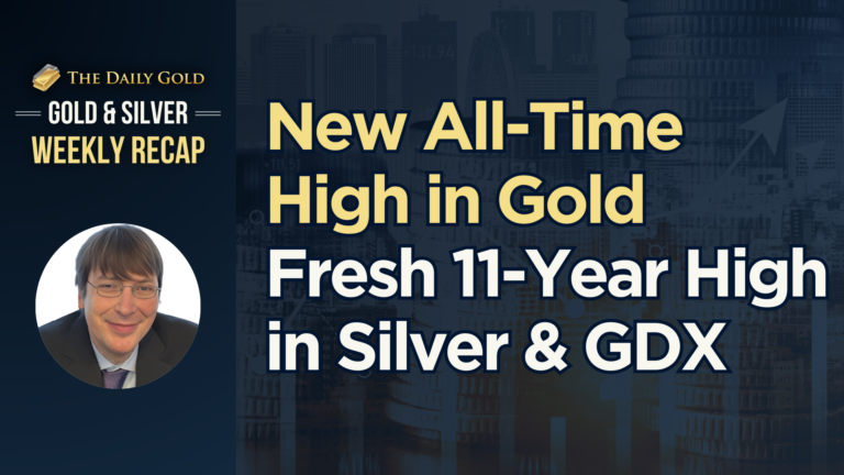 New All Time High in Gold & 11-Year High in Silver & Gold Miners