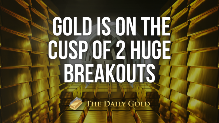 Gold is on the Cusp of 2 Huge Breakouts